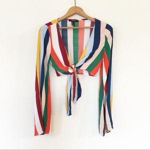 rainbow tube top forever 21